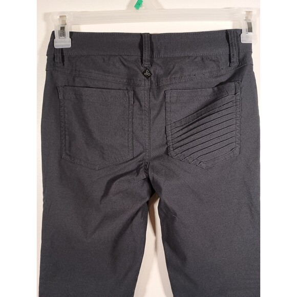 prAna Pants Brenna Moto Womens Gray Skinny Slim Stretch Nylon Jegging Size 2 - Picture 5 of 7